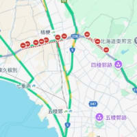 ネットで知る限りですが函館の渋滞のこと