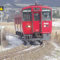 由布院で雪と列車を撮る！