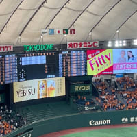 2024/06/07　巨人×オリックス　ちょこっとドラゴンズを