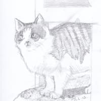 猫のラフ描き　３回目