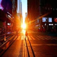 マンハッタン[NYC.] の夕陽
