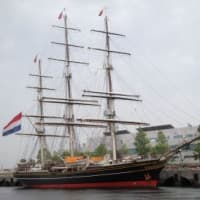 オランダ帆船「スタッド・アムステルダム」入港♪（２０２４春）。