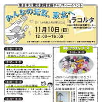 １１月１０日東日本大震災災害復興支援チャリティーイベント学習会