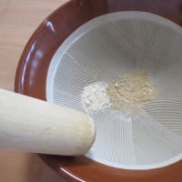 メロンのウドンコ病に納豆水