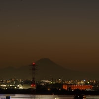 夕焼富士山