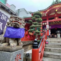 お寺の狛犬