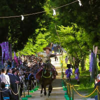 大荒比古神社の流鏑馬