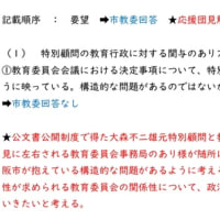 第2次要請書協議概要について応援団見解