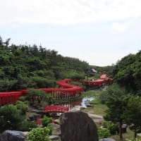 高山稲荷神社から鶴の舞橋へ