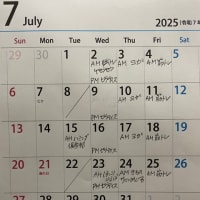 やもりハウスの貸切予定 2025-7