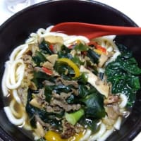 昨日はカレーうどん