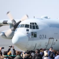 【G3X撮影速報】小牧基地航空祭2024【４】C-130H輸送機は飛行展示経て編隊で続々着陸(2024-03-03)
