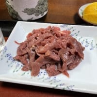 土曜日の夜は、冷凍のいただきものを解凍して一献･･･