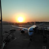 仁川国際空港の日の出。
