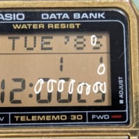 CASIO DATA BANK電池交換