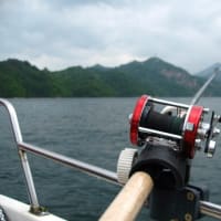 銀山湖釣行、持ち込み船　１回目　２０１７年６月１０日