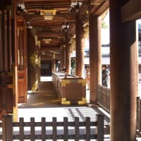 １月の寒川神社：寒川神社・客殿の受付・控室を通り抜けて本堂へ