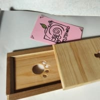 娘の要望で木工の再開かな。名刺入れ（試作）