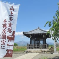 新バージョンの５本の幟で国宝めざす人々