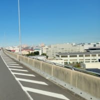 三菱重工ドックに停泊する三井オーシャンフジ　(山下ふ頭大さん橋に入港前)「南本牧からの車窓から見た風景」【横浜港車窓動画】