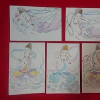 音声菩薩 天女ハガキ