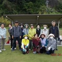 下田地区「春のグラウンドゴルフ大会」