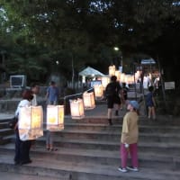 山口八幡社の「虫おくり・茅の輪くぐり（夏祭り）」