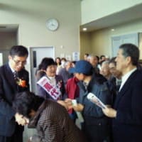 宮本たけし衆院議員迎えた日本共産党演説会