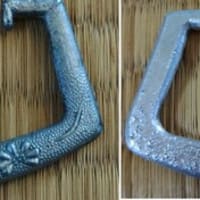 古いタンスの取手を自作