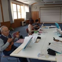 上久堅公民館でレッスン