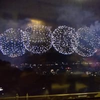 琵琶湖の花火をテレビで見た。