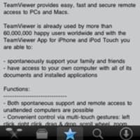 iPhoneアプリ　TeamViewer