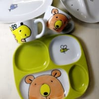 2025/04/28 入荷　カラフルコーヒーカップ　キッズマグ&プレート　ネコマグカップ他