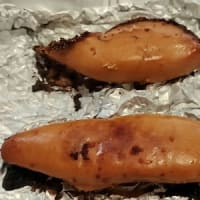【07/16昼食】塩タラコこぶじゅわり、トースターで焼いたんだね：D