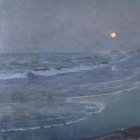 浜をゆき胸のうれひをかみしめてこひしき人の幻をおふ