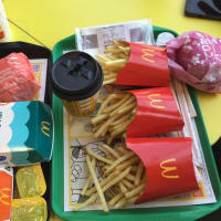 マックで　てりたま　食べてきました～♪
