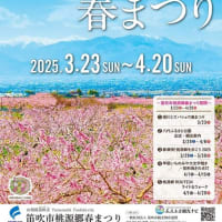 笛吹市桃源郷春まつり ～第20回笛吹市桃の里マラソン大会