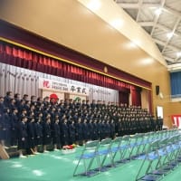 筑西市内で中学校卒業式が開催されました。