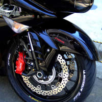ワイドビューミラー装着 - ZZR1400 PHANTOM Ninja 黒影