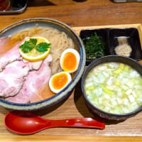二代目五衛門@西千葉 また今年も装いを新たに「昆布水つけ麺」がやってきた!今度は①牡蠣油、②鶏油、③魚介節油の3種が登場!