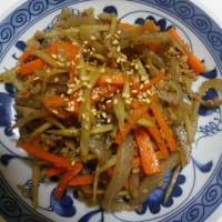 こんにゃくごぼうきんぴら