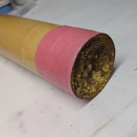 竹筒の補修