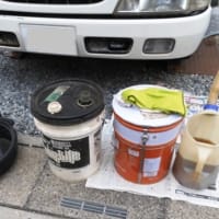 キャンピングカーのエンジンオイル交換