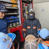 ビーバー隊活動日誌2024年8月4日、さかのぼり活動【稲沢市消防署見学消防署にGO★】