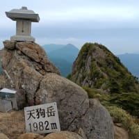 四国　石鎚山 東稜～墓場尾根と子持権現山