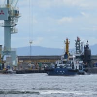 小説キャナルタウン 150　潜水艦の入港　三菱重工神戸造船所
