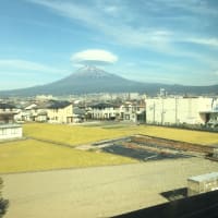 新幹線からの富士山