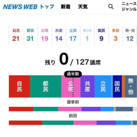 「都議選2025・メモ」〜都議会の構成がかなり変わりました！