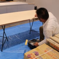 モルタルじゃないよ、モールテックスだよ【新築社屋】