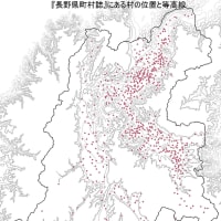 『長野県町村誌』から民俗地図を　外編